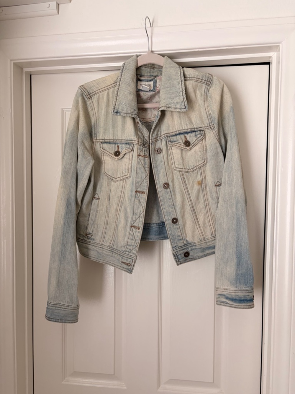 Forever 21 Light Wash Denim Jacket